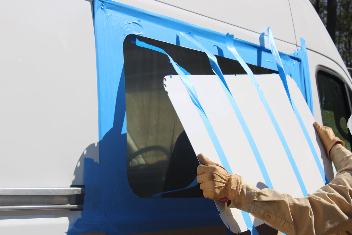 How to Install Bonded Van Windows