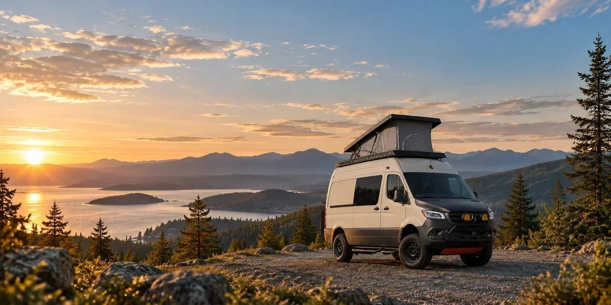RoamLabX Sprinter Carbon Fiber Rooftop Tent + Preferred Installers
