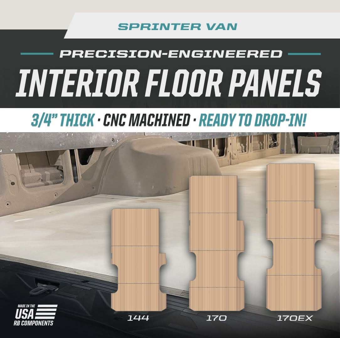 RB Components Sprinter Van CNC Wood Floor Kit