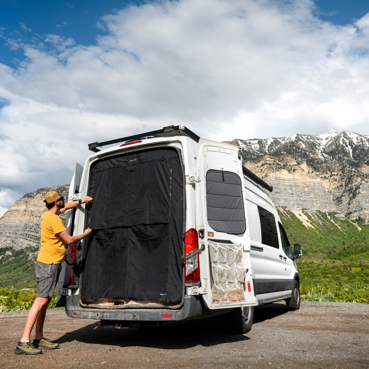 VanEssential Ford Transit Bug Screen - Rear Door