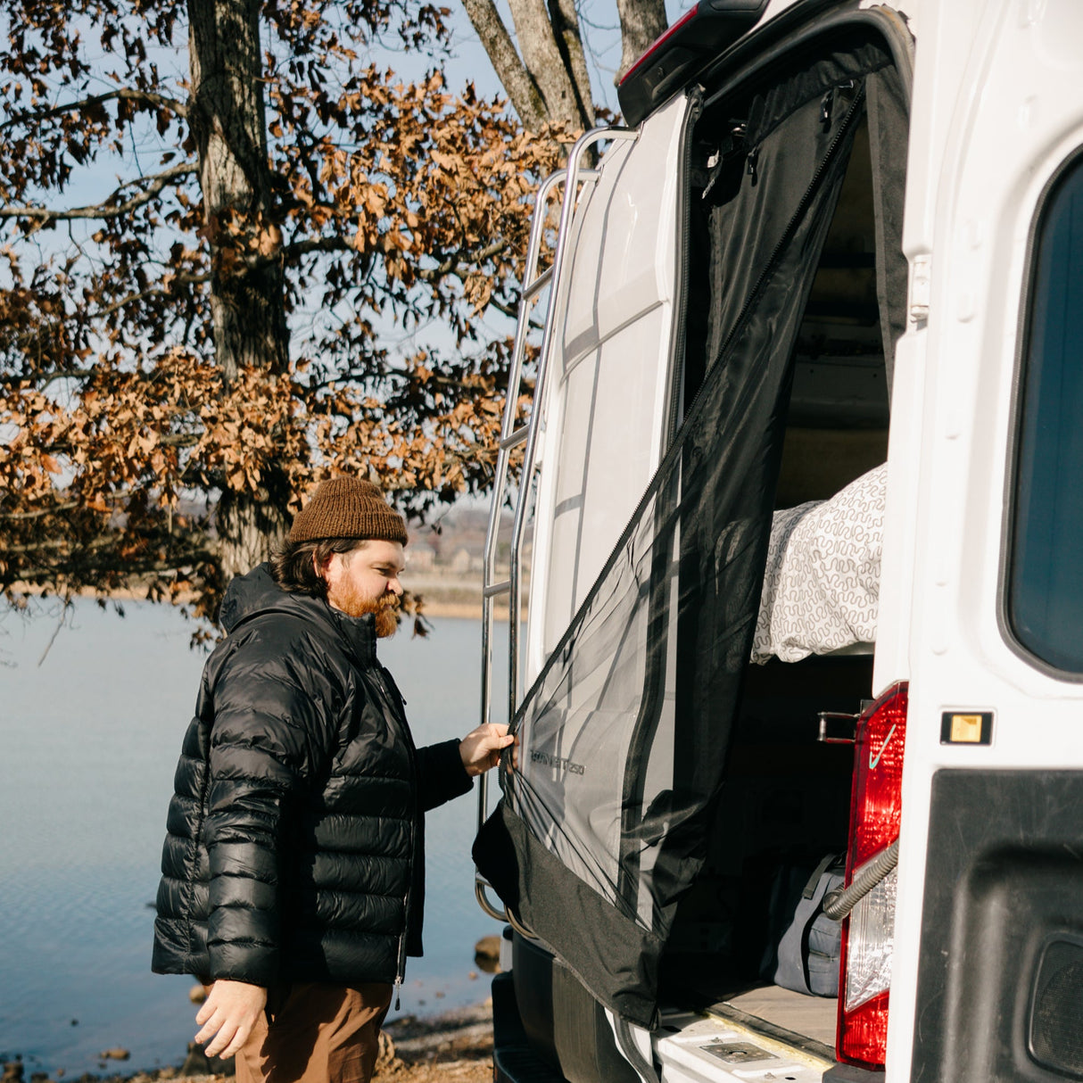 VanEssential Ford Transit Bug Screen - Rear Door