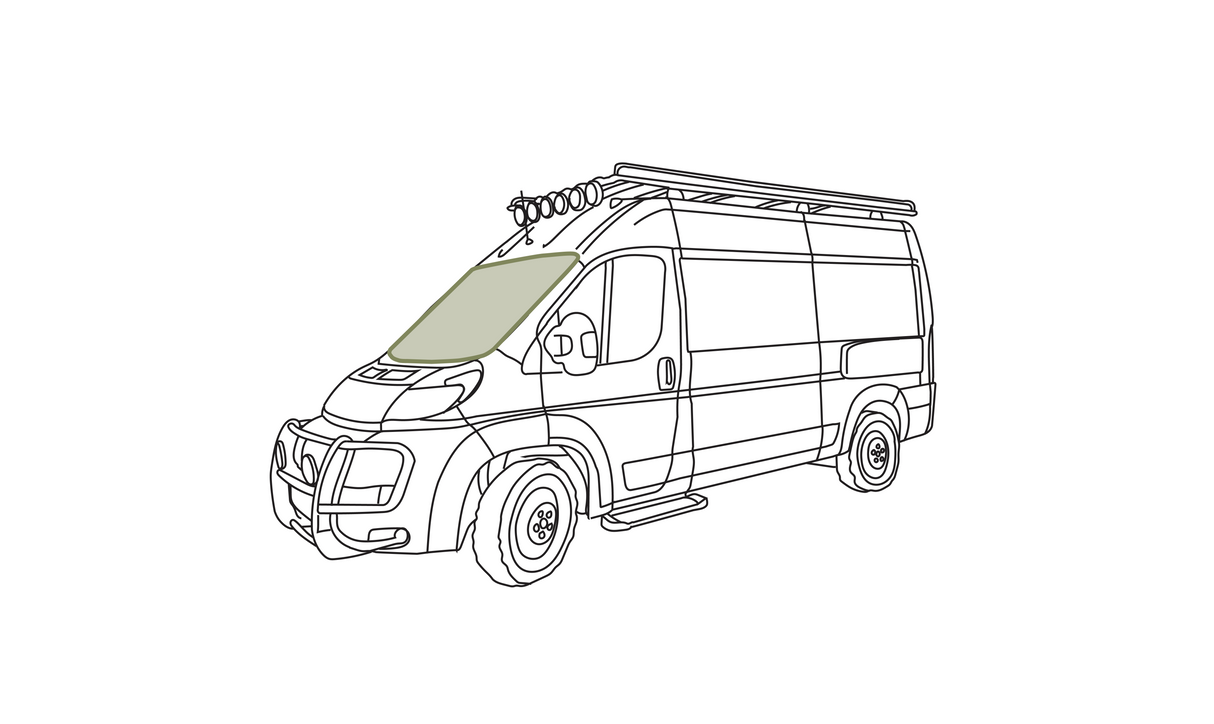 VanEssential Ram Promaster Stealth Front Windshield Cover