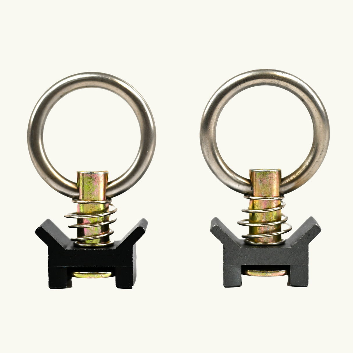 VanEssential Venture L-Track Adjustable Single Stud with Stainless Steel Ring (4 Pack)