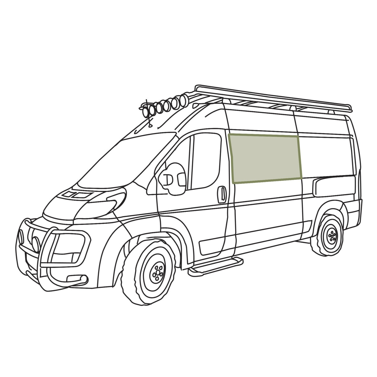 VanEssential Ram Promaster Stealth Crew Window Cover