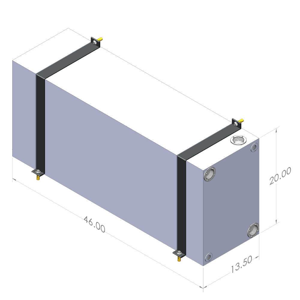 S&B Filters 35 Gallon Wheel Well Water Tank - Passenger Side - Sprinter & Transit (10-3007)