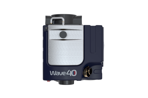 Aqua-Hot Wave40 heating and water heater system, top view