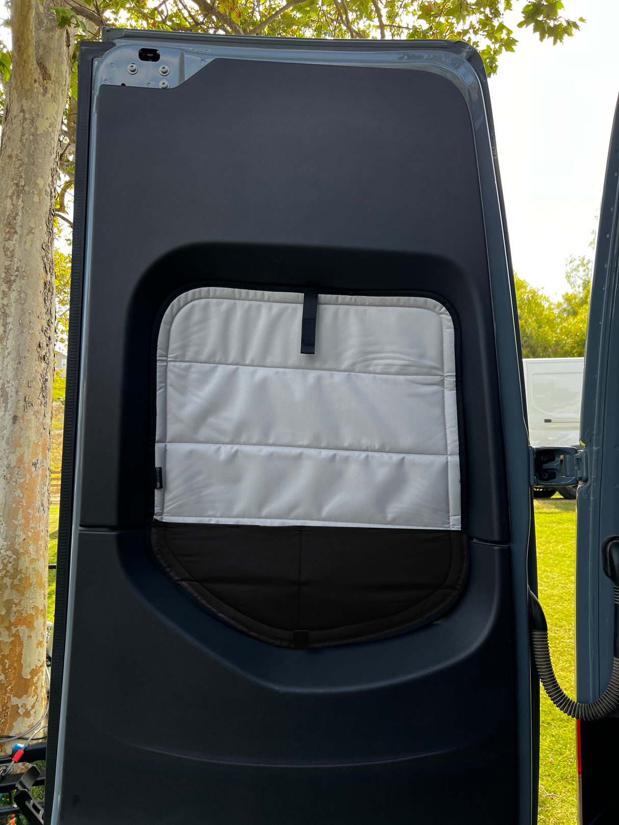 VanEssential Mercedes Sprinter Stealth Rear Door Window Covers (Pair)