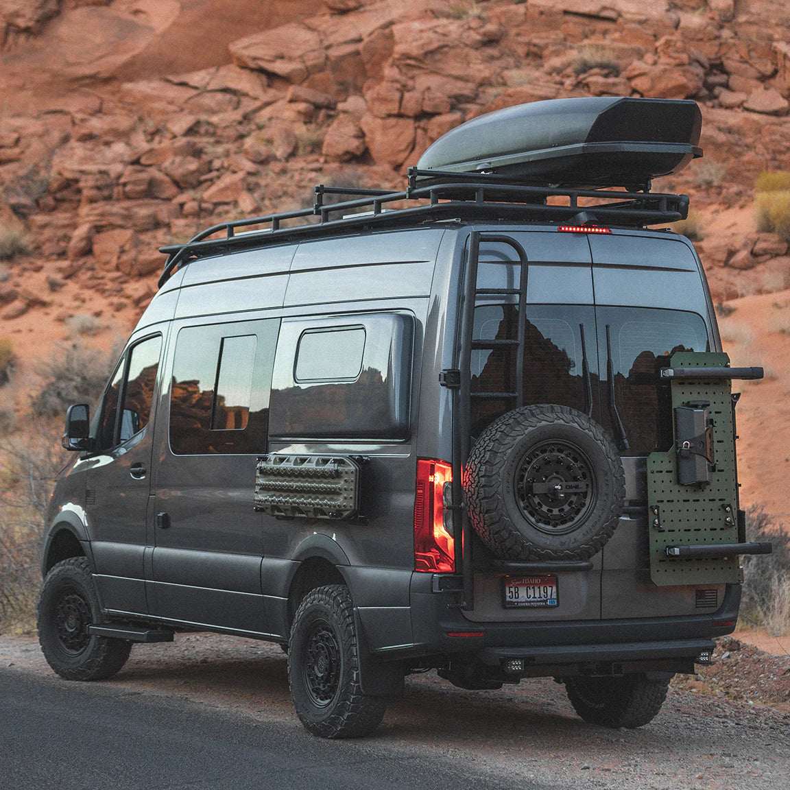 Flarespace Mercedes Sprinter 144"WB Campervan Body Flares (Back View) - Campervan HQ