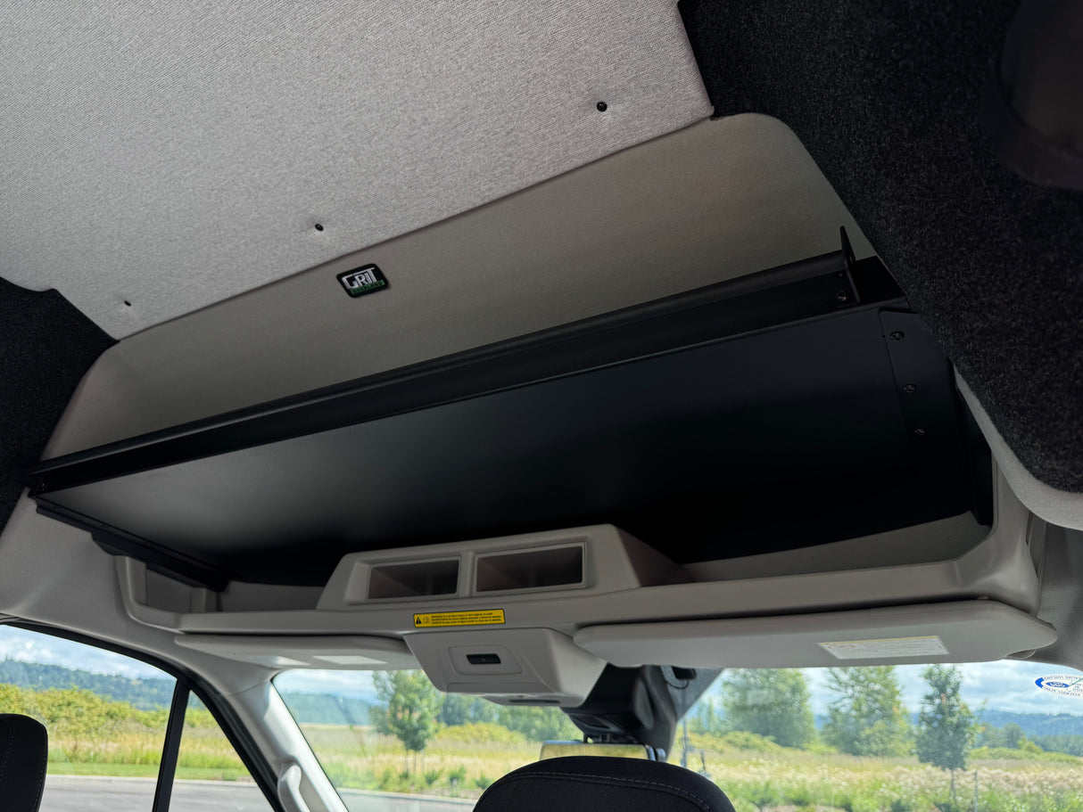 Van Wife Components 2015+ Ford Transit Headliner Shelf with Curtain Rod