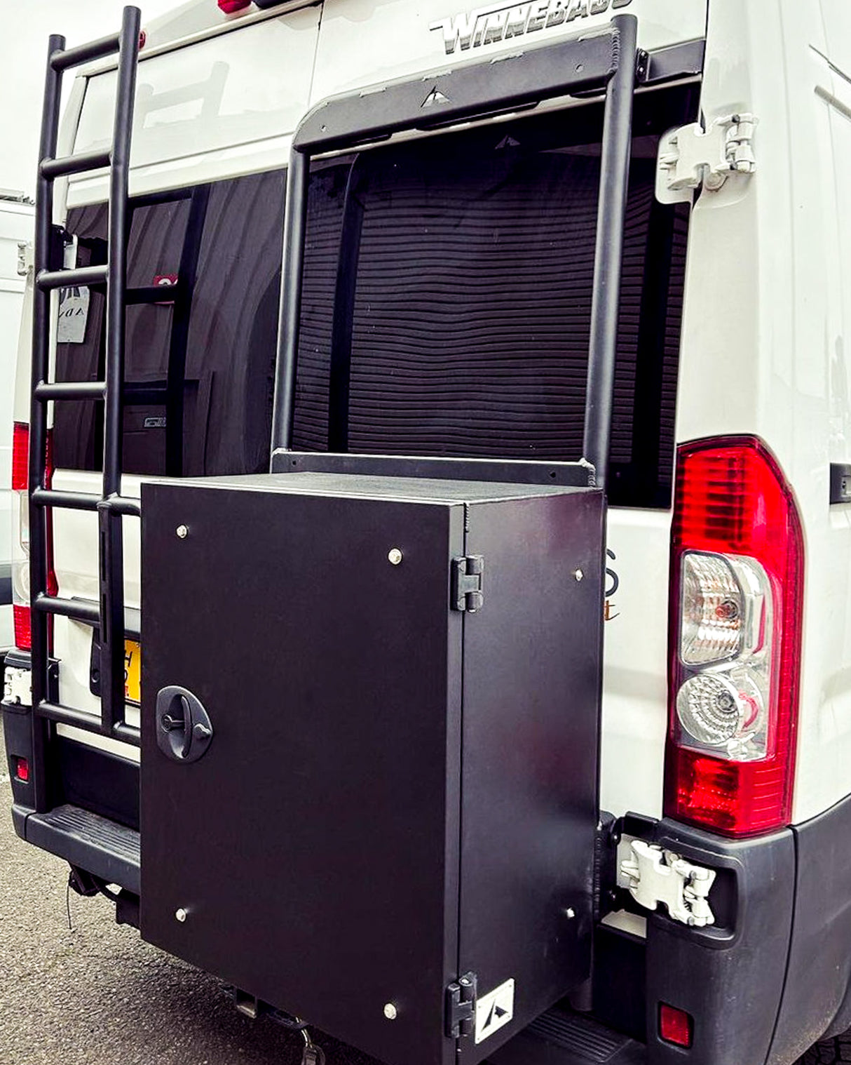 Aluminess 2014+ Ram Promaster Passenger Side Box and BackPACK Carrier