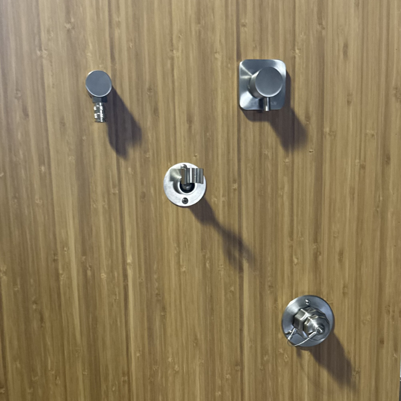 Tetravan Stainless Steel RV and Marine Shower Port System