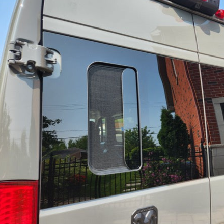 AM Auto Ram ProMaster 2014+ Driver Side Rear Cargo Door Half Slider Window(PB07-LB-HSS-2 P)
