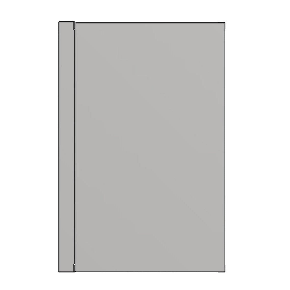 RB Components 56in Galley - Isotherm 85 Fridge Base Cabinet