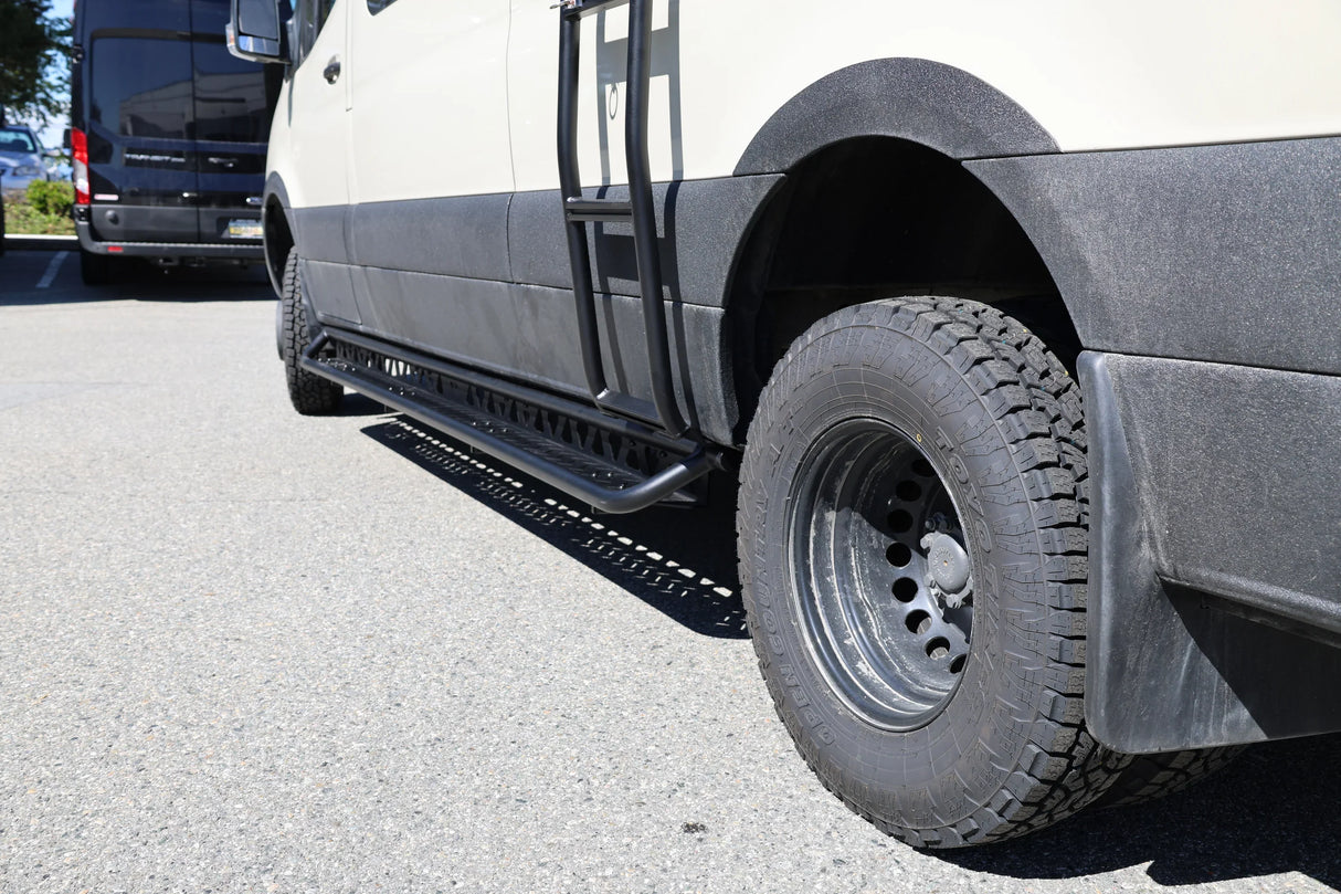 Tec Vanlife 2007+ Mercedes Sprinter Aluminum Side Ladder - High Roof