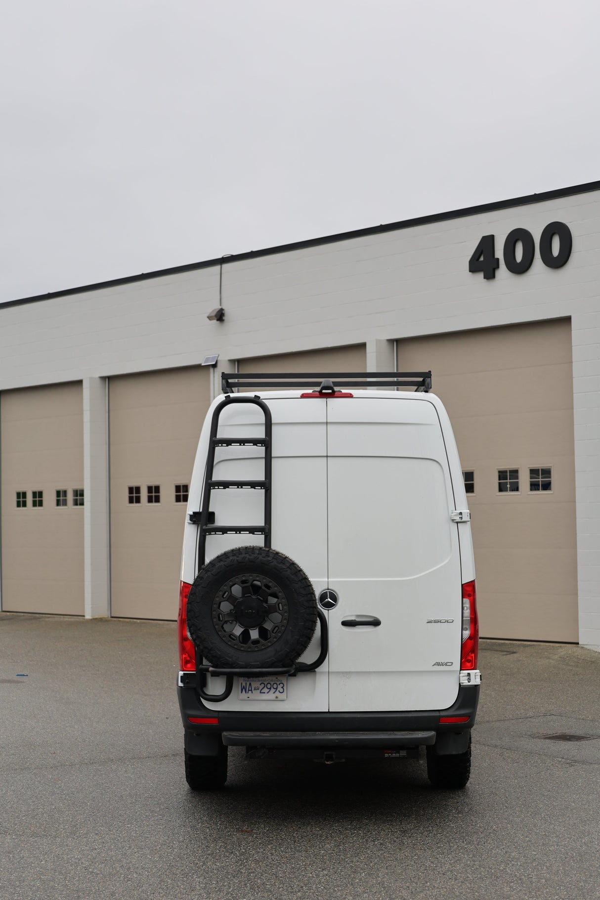 Tec Vanlife 2019+ Mercedes Sprinter Ladder/Tire Carrier