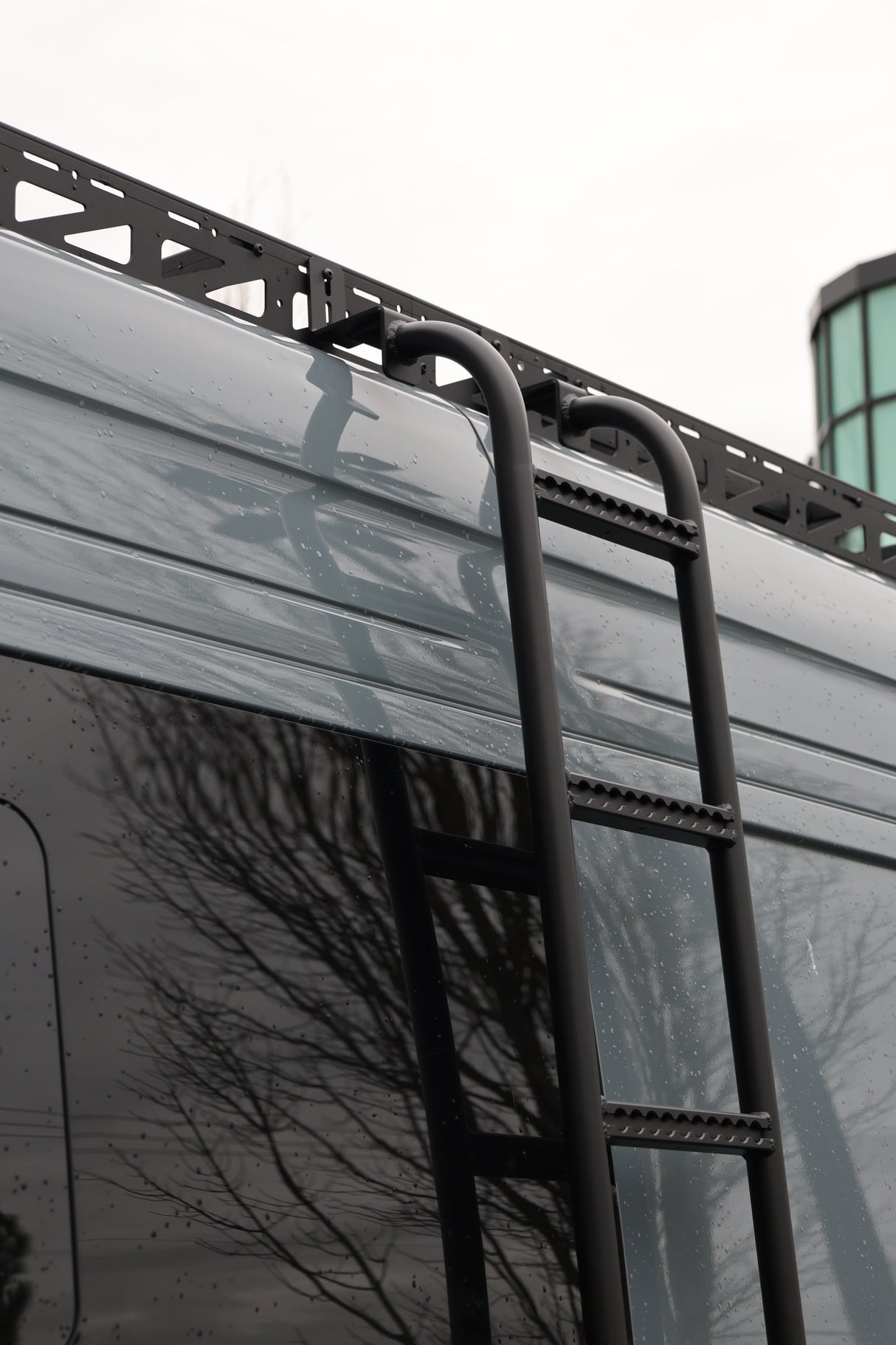 Tec Vanlife 2007+ Mercedes Sprinter Aluminum Side Ladder - High Roof