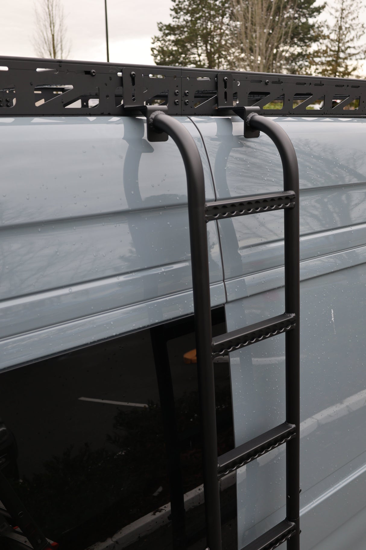 Tec Vanlife 2007+ Mercedes Sprinter Aluminum Side Ladder - High Roof