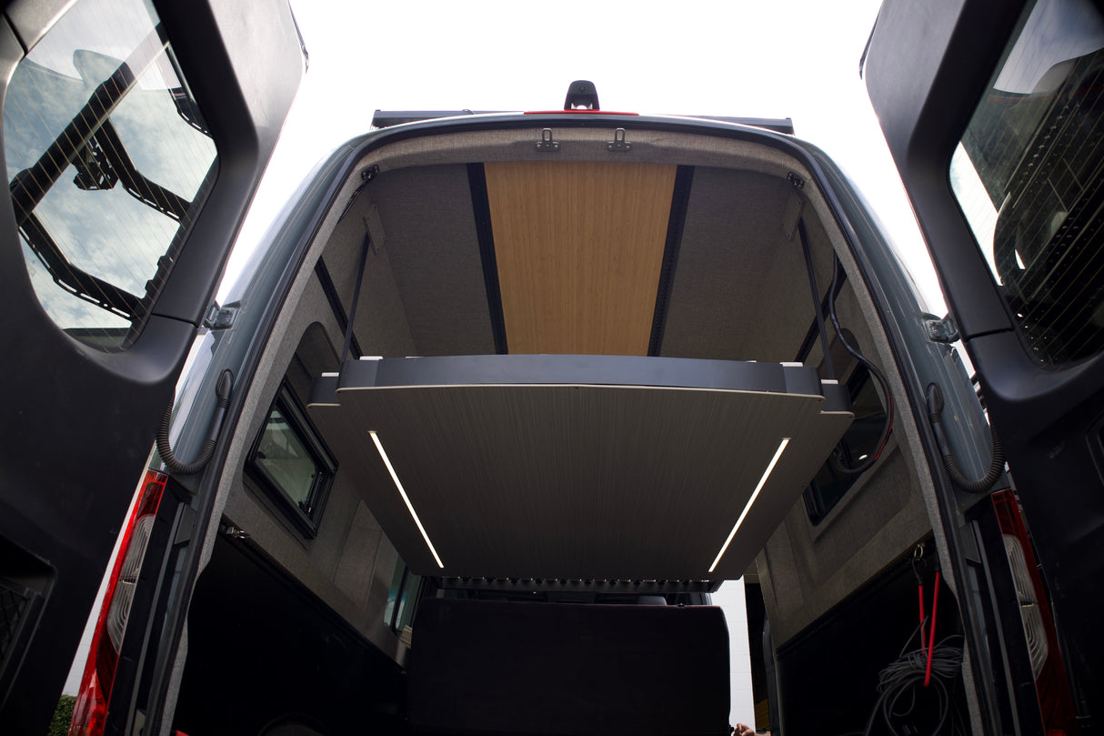 Tec Vanlife / RoamlabX Camper Van Expandable Elevator Bed