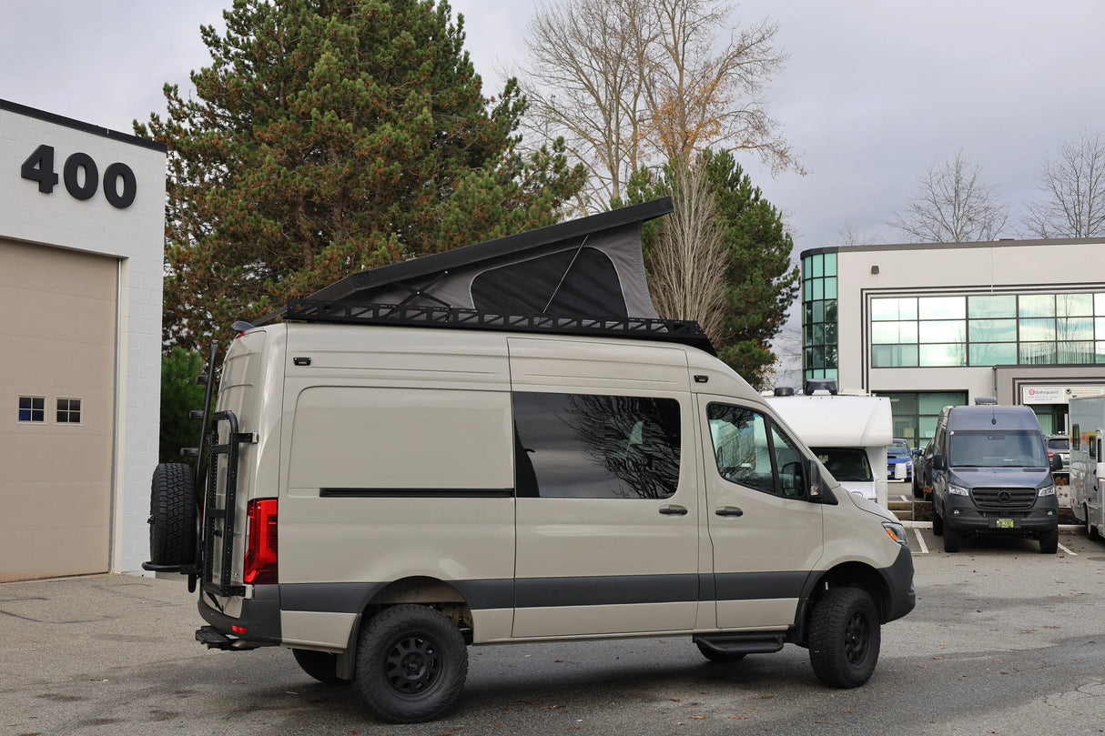 RoamlabX Carbon Fiber Roof Top Tent - 2007+ Mercedes Sprinter 170"