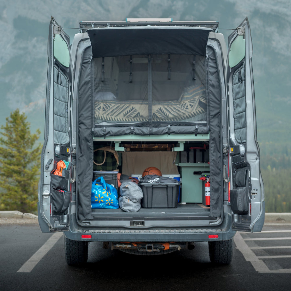 VanEssential Ford Transit Bug Screen - Rear Door