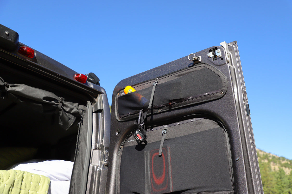 VanEssential Ram Promaster Upper Rear Door Storage Panels (Pair)