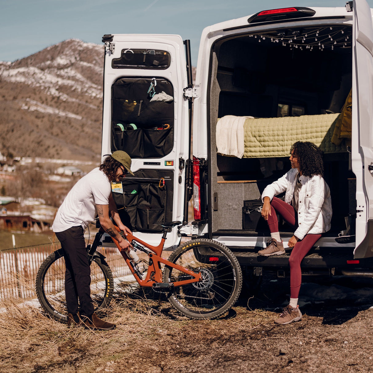 VanEssential 2015+ Ford Transit Rear Door Storage Panels