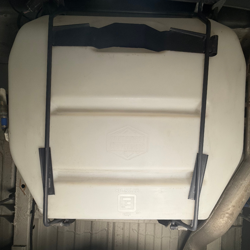 Northwest Conversions 28 Gallon Mercedes Sprinter Spare Tire Water Tank