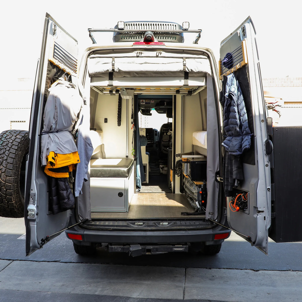 Canyon Adventure Vans STOP-STAY Door Safety System for Mercedes Sprinter (Patented)