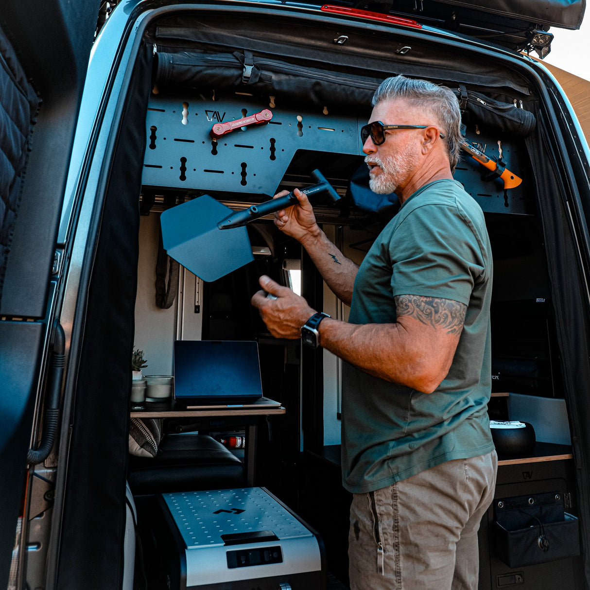 Canyon Adventure Vans Upper Gear Panel for '21 - '24 Revel