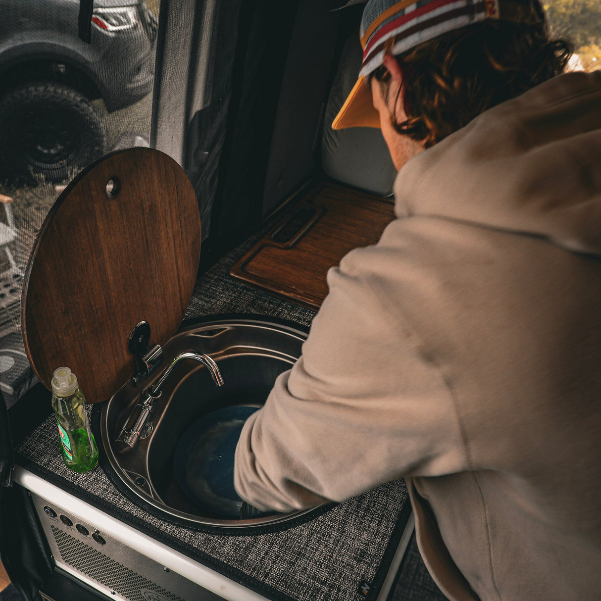 Canyon Adventure Vans Bamboo Sink Cover - STO
