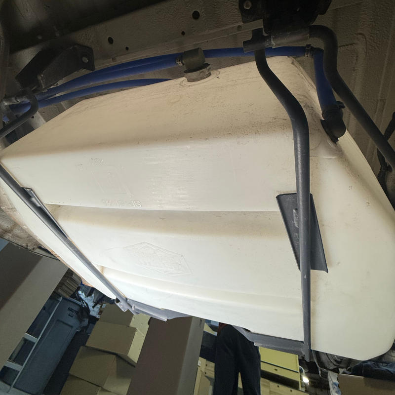 Northwest Conversions 28 Gallon Mercedes Sprinter Spare Tire Water Tank