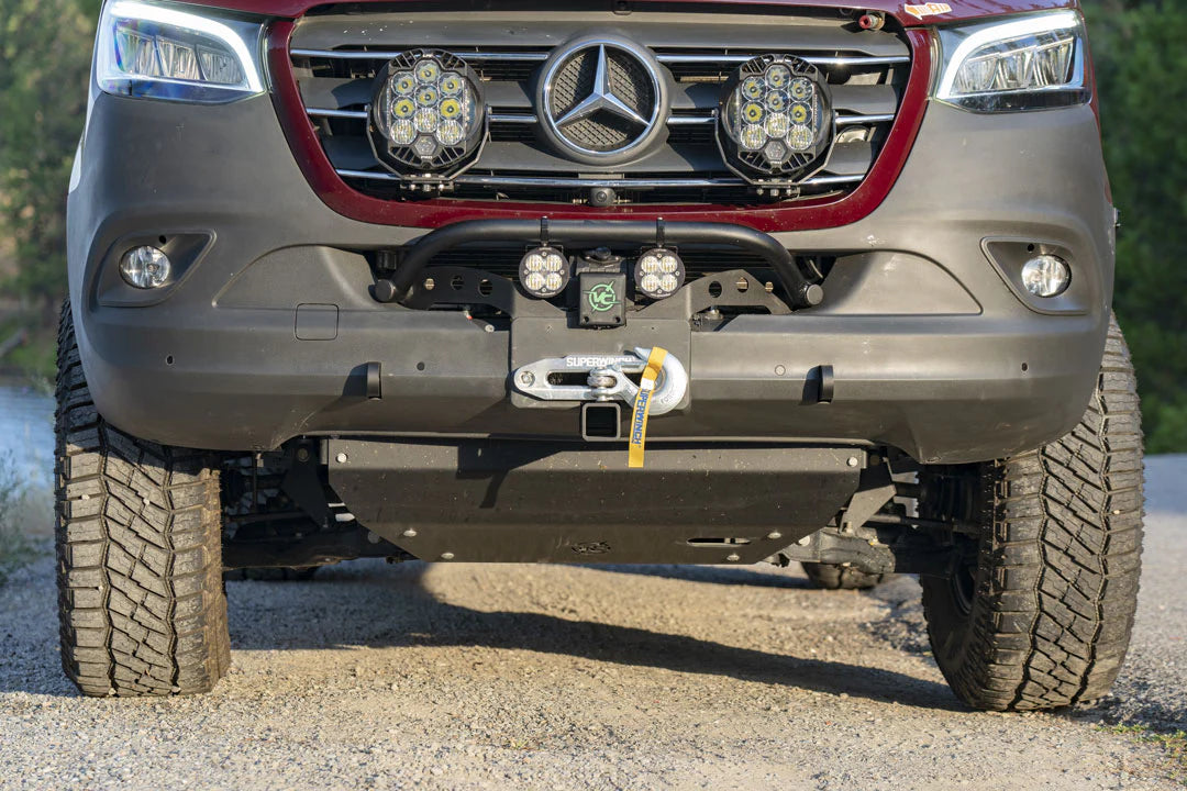 Van Compass 2019+ Mercedes Sprinter Front Winch Mount with Bull Bar