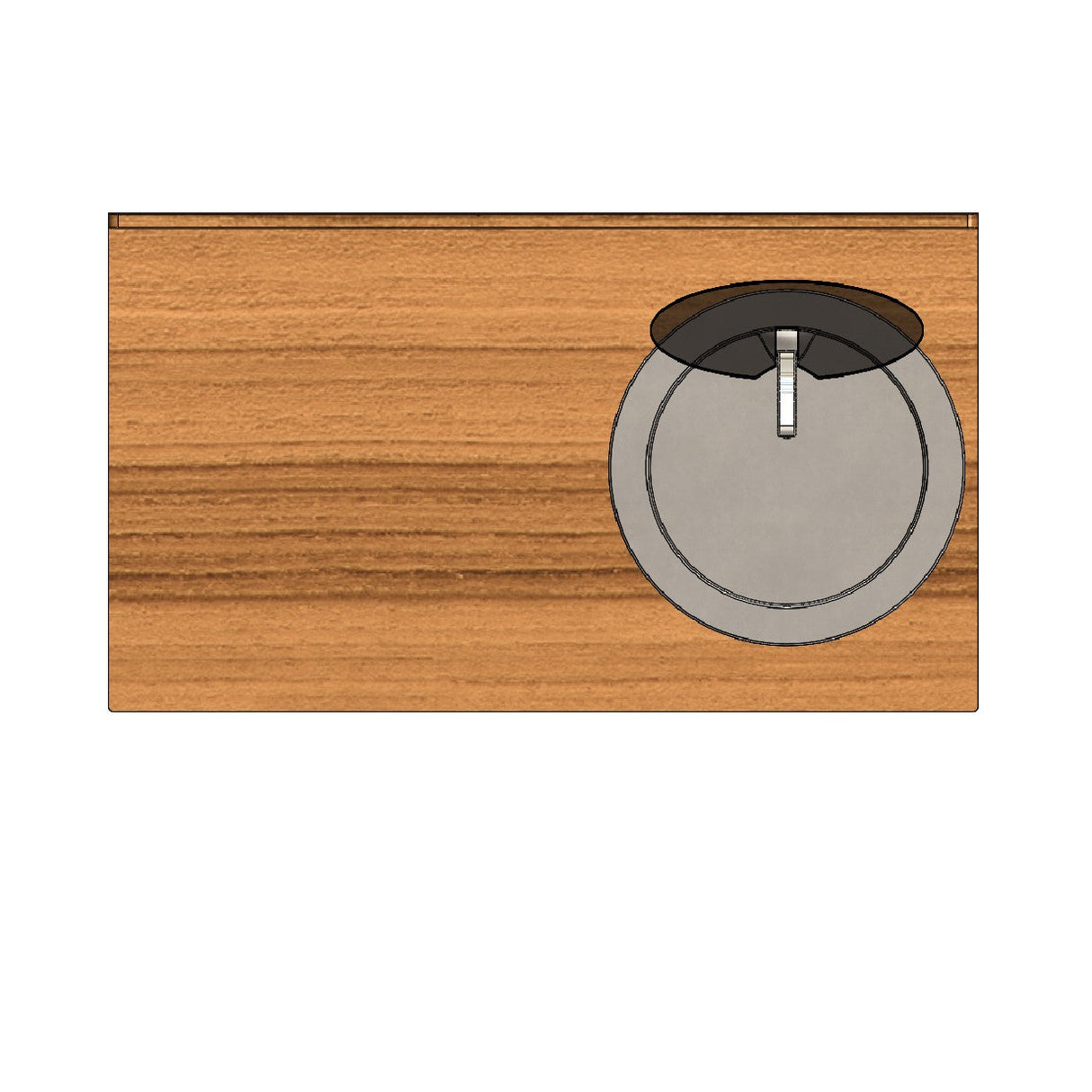 RB Components 42in Galley - Isotherm 85 Fridge Base Cabinet