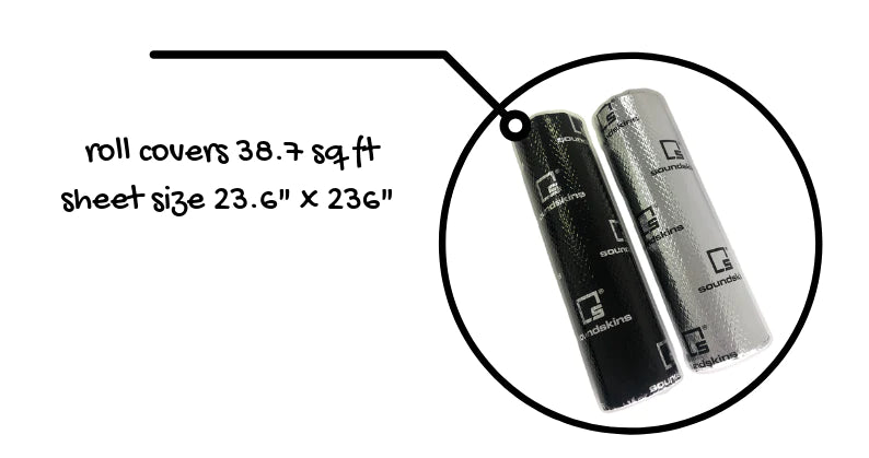 SoundSkins Classic Bulk Kit Black Foil