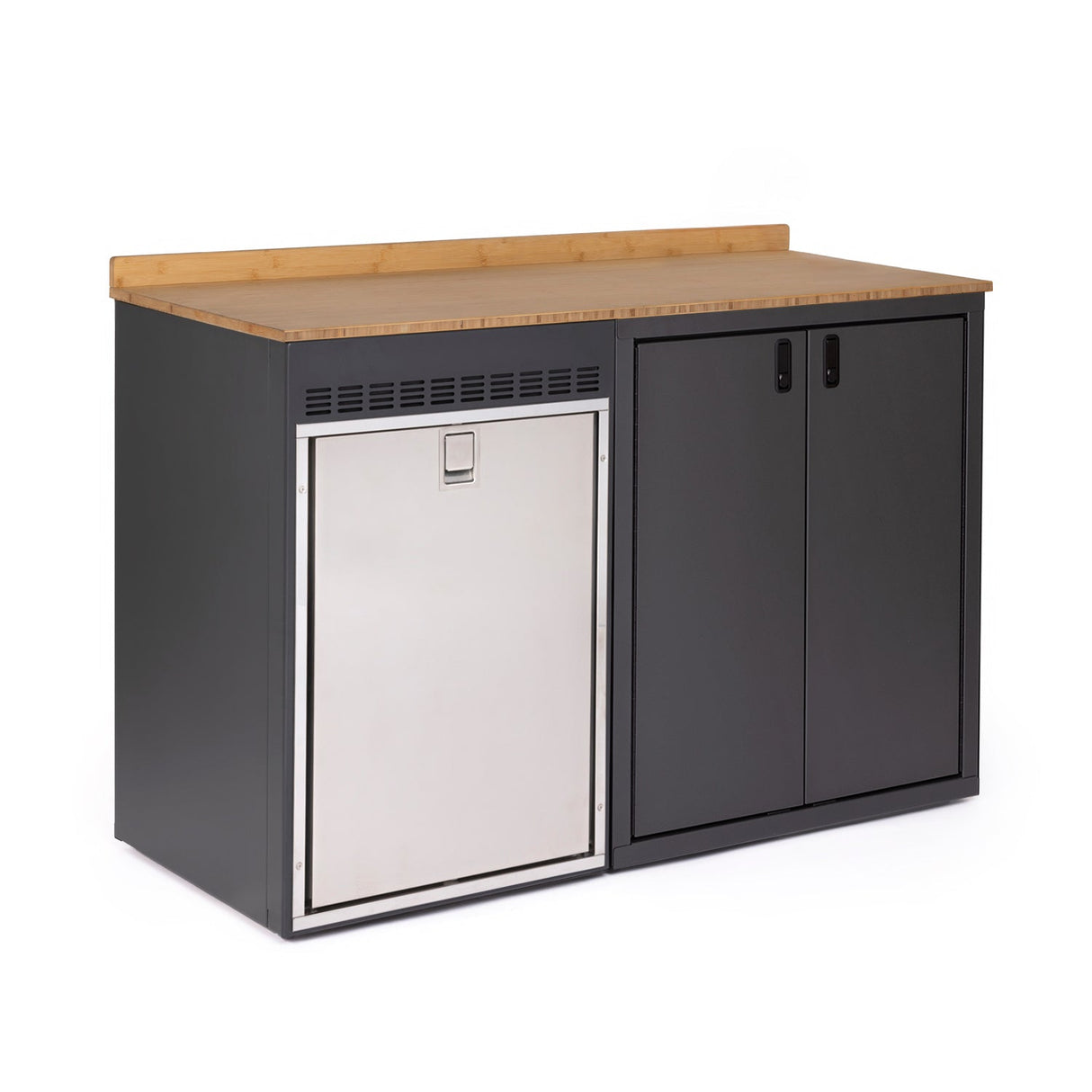 RB Components 56in Galley - Isotherm 130 Fridge Base Cabinet