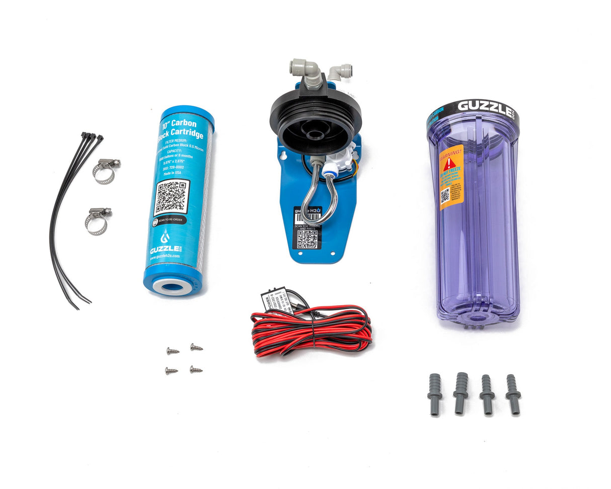 Guzzle H2O Stealth Built-In Water Filtration & Purification System