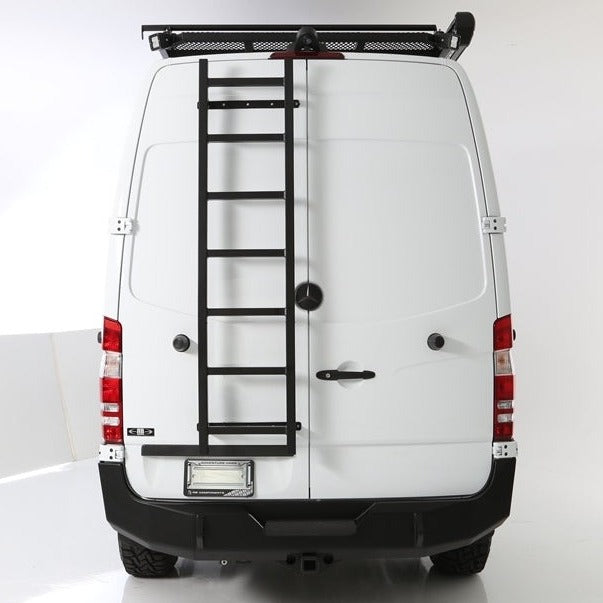 RB Components 2007+ Sprinter Van HD Rear Door Ladder - High Roof