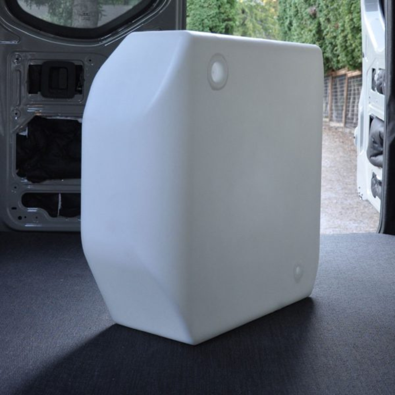Northwest Conversions 28 Gallon Mercedes Sprinter Spare Tire Water Tank