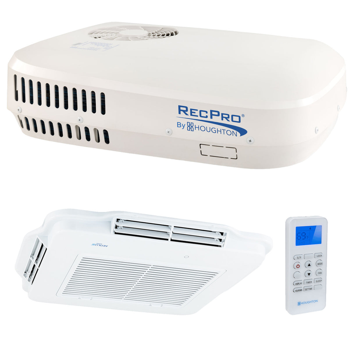 RecPro 48V Air Conditioner with Heat Pump - 9500 BTU