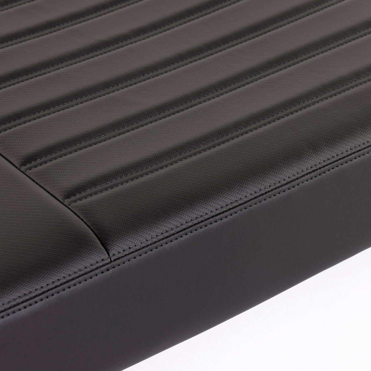 RB Components 76" Folding Bench Seat - Carbon Fiber Vinyl