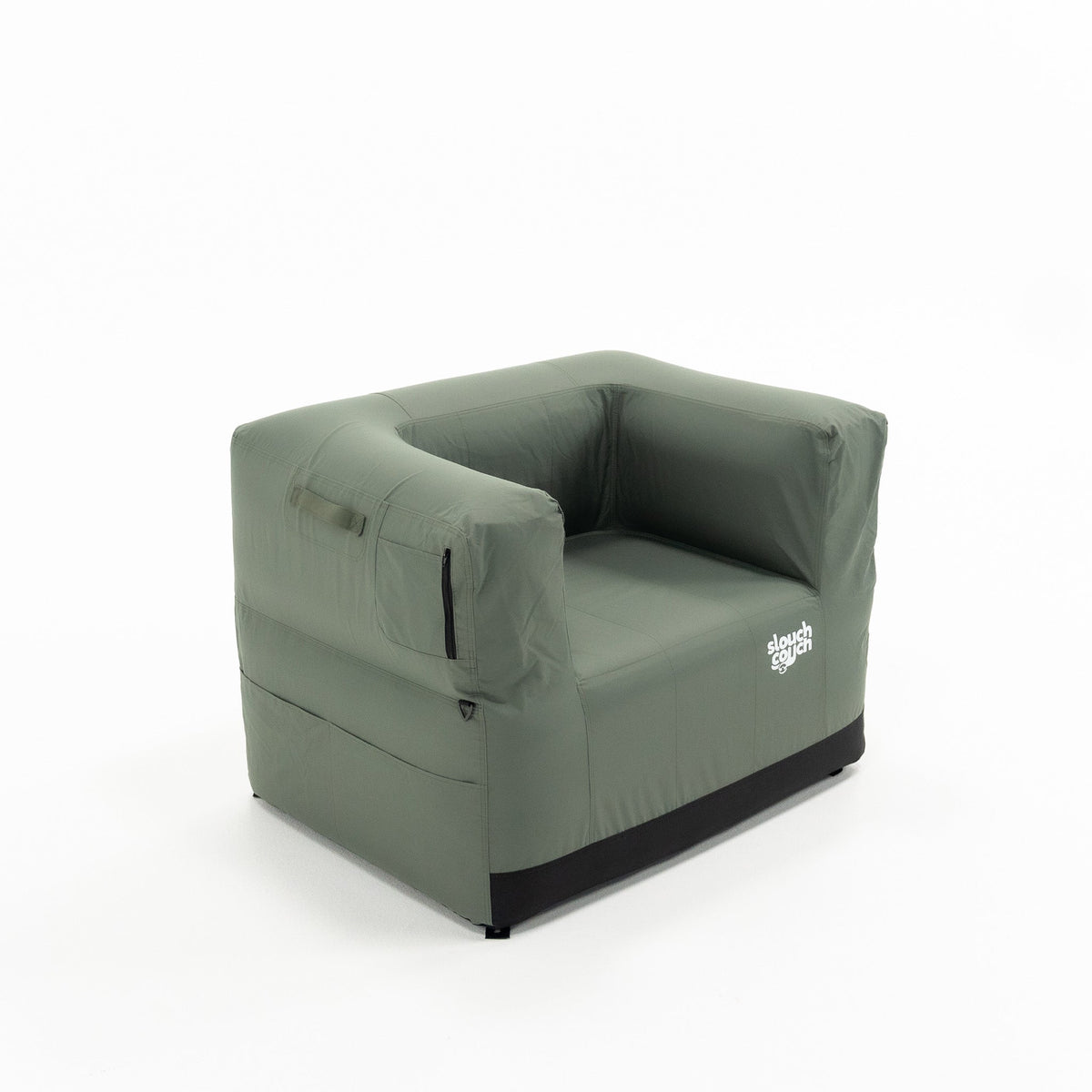 Slouch Couch Solo Inflatable Couch - Happy Camper Green