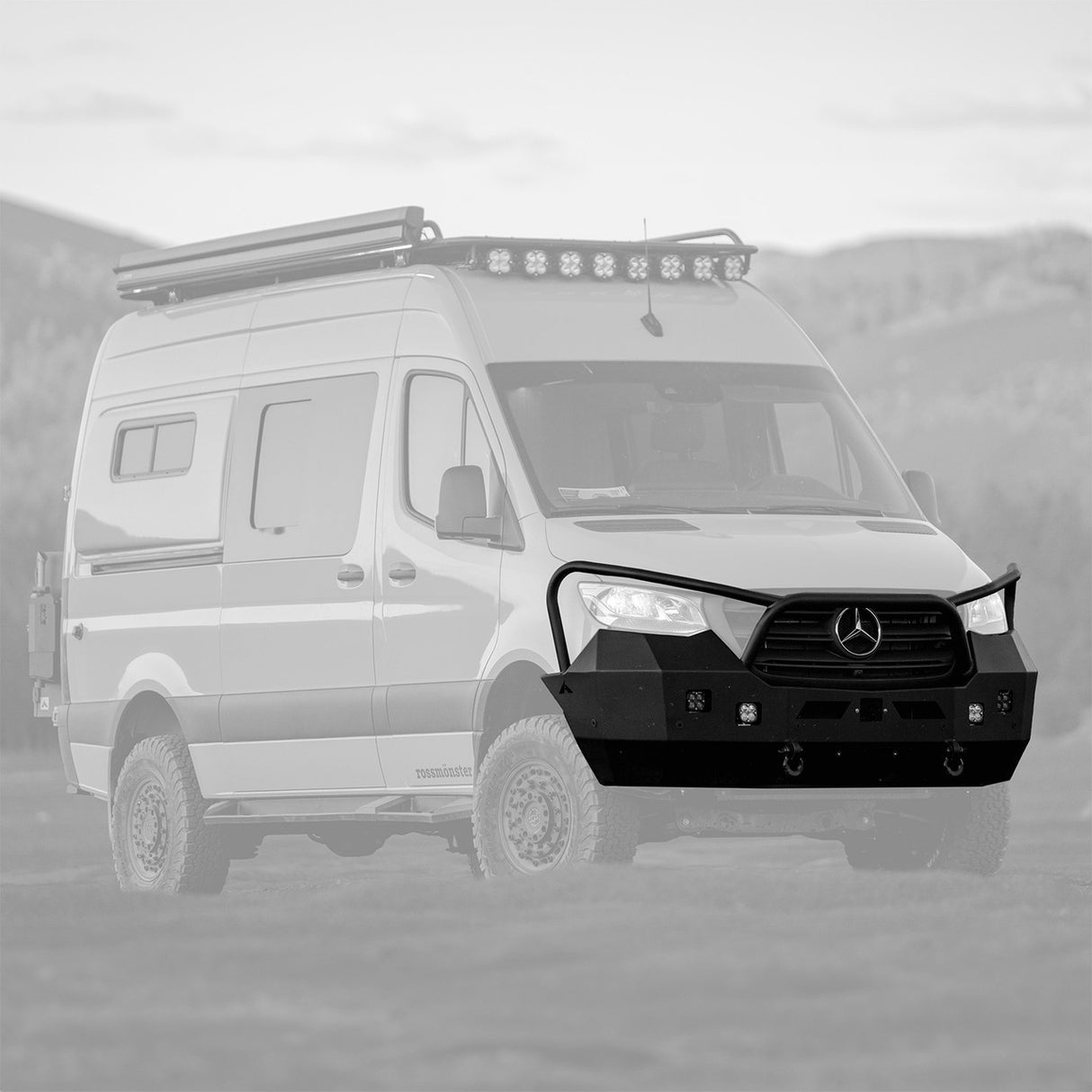 Aluminess 2019+ Mercedes Sprinter Front Winch Bumper