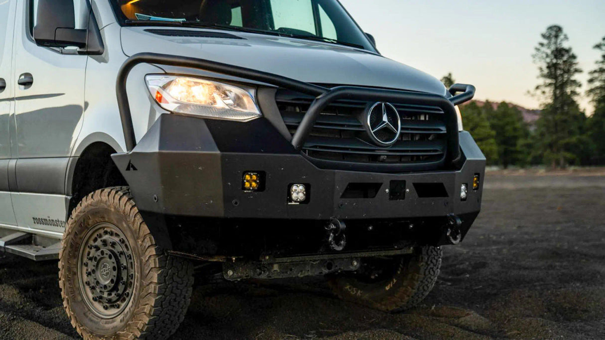 Aluminess 2019+ Mercedes Sprinter Front Winch Bumper