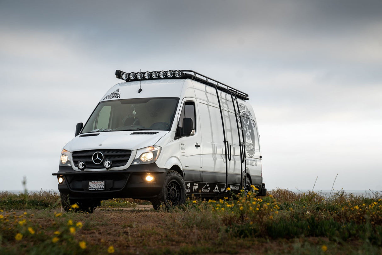 Aluminess 2007+ Mercedes Sprinter 170"/170" EXT Weekender Roof Rack (High Roof)