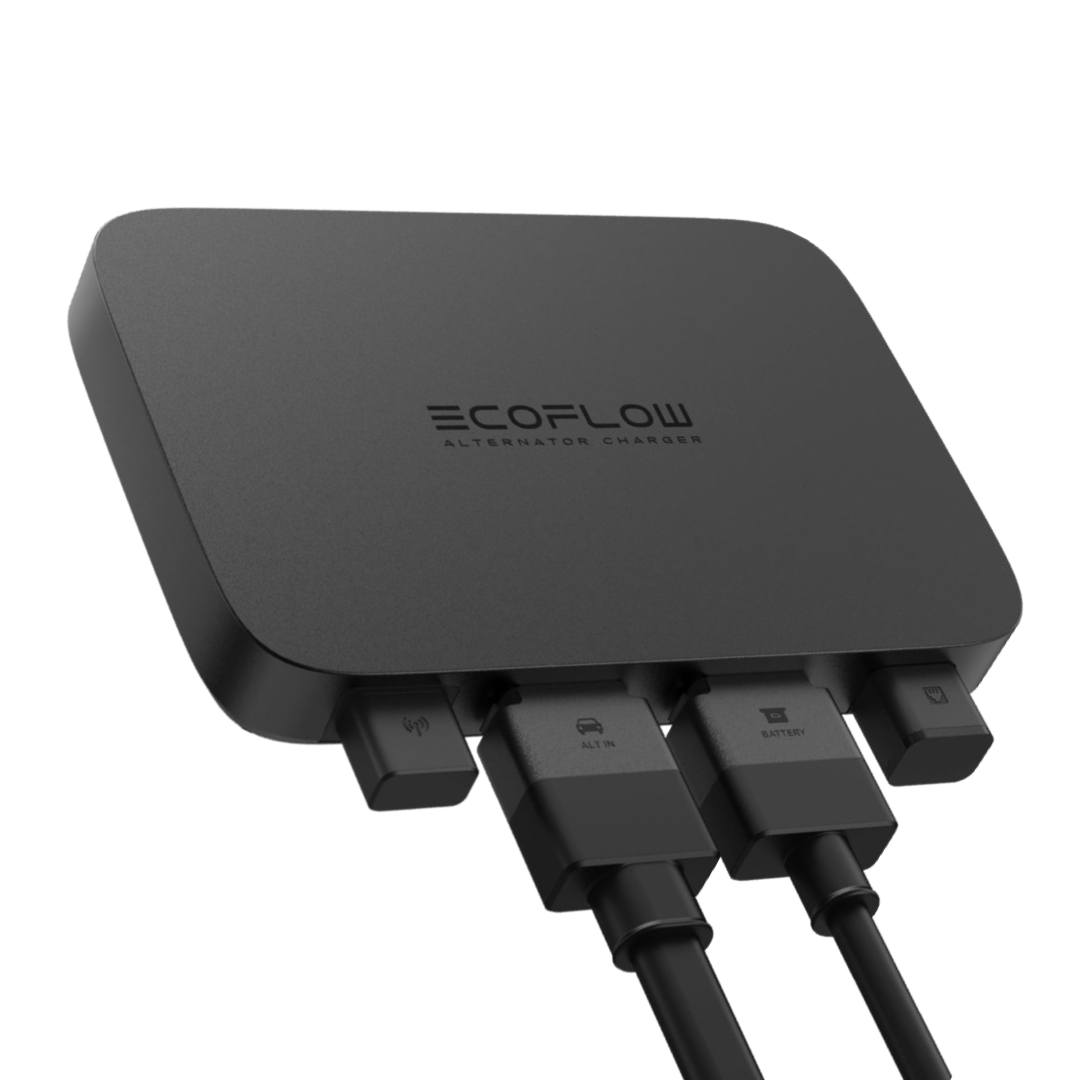 EcoFlow 2kWh DELTA 2 MAX + 800W Alternator Charger + 160W Portable Solar Panel