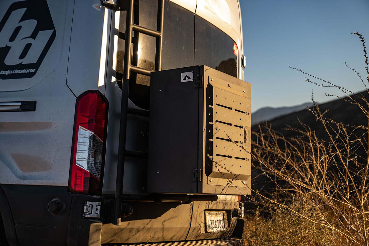 Aluminess 2015+ Ford Transit Rear Door Ladder