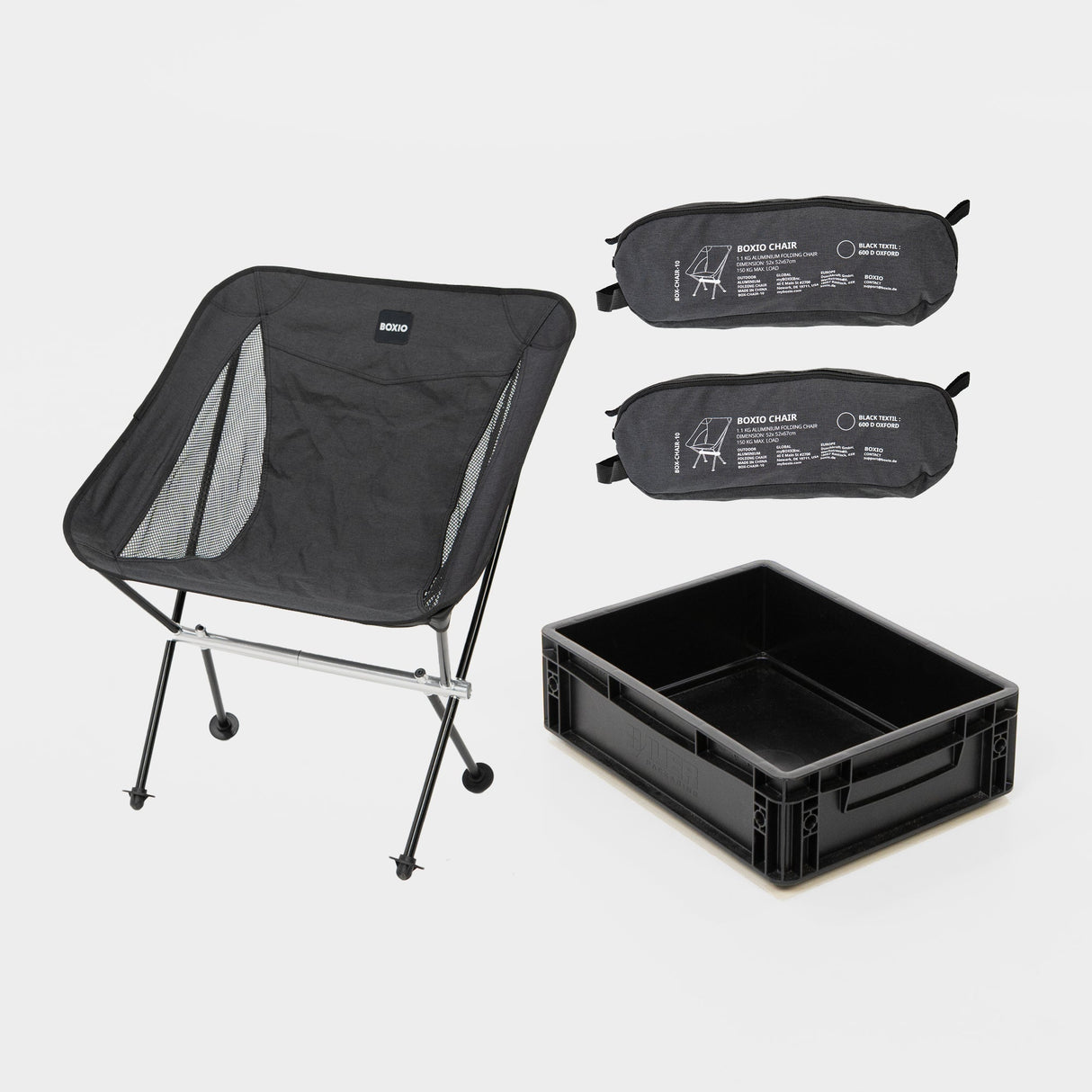 Boxio Ultralight Camping Chair Set (2)