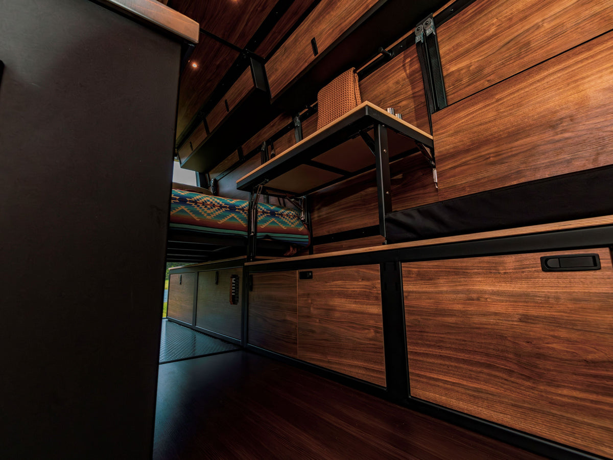 Virtus Vans Mercedes Sprinter Wheel Well Cabinet
