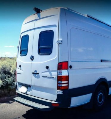 CRL VW31031 Universal-Fit Van Window (Installed View)- Campervan HQ