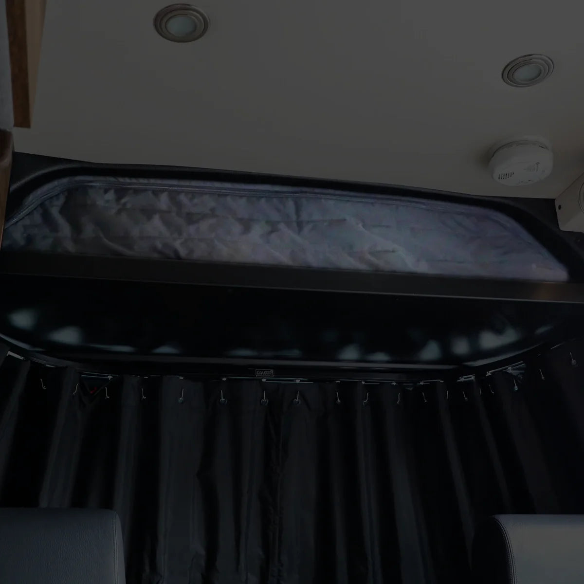 Canyon Adventure Vans CLIMA-SHADE Insulated Cab Shelf Cover